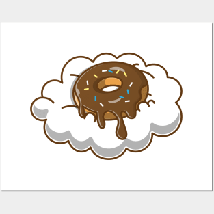 CHOCOLATE DONUT Posters and Art